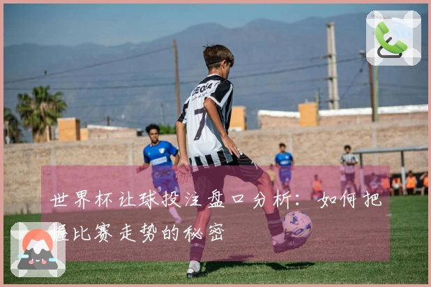 世界杯让球投注盘口分析：如何把握比赛走势的秘密