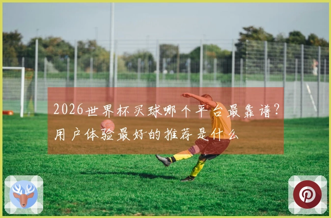 2026世界杯买球哪个平台最靠谱？用户体验最好的推荐是什么